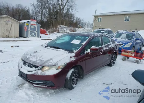 2015 Honda Civic Ex из США, поврежденный, VIN 19XFB2F88FE033941